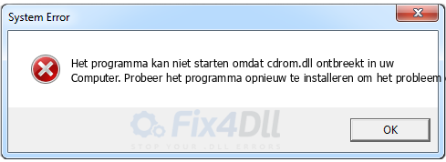 cdrom.dll ontbreekt