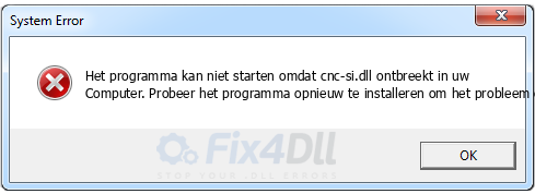 cnc-si.dll ontbreekt