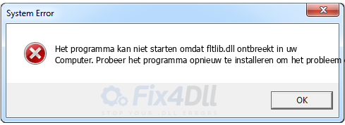 fltlib.dll ontbreekt