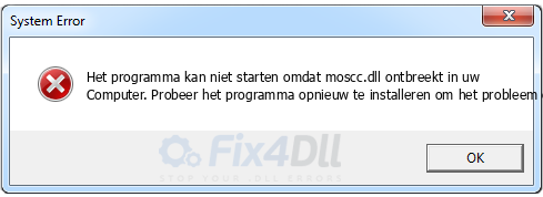 moscc.dll ontbreekt