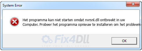 nvrsnl.dll ontbreekt
