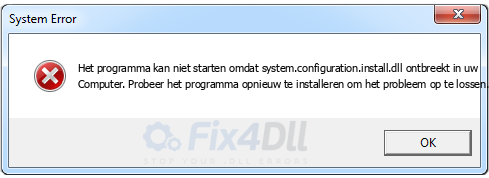system.configuration.install.dll ontbreekt