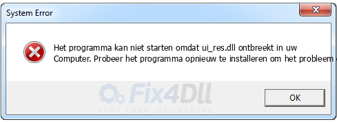 ui_res.dll ontbreekt