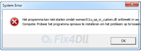 wxmsw311u_qa_vc_custom.dll ontbreekt